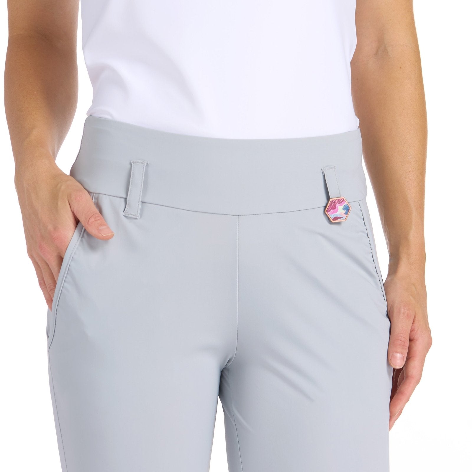 Ariana Slim Grey Jogger - SwingDish Women&
