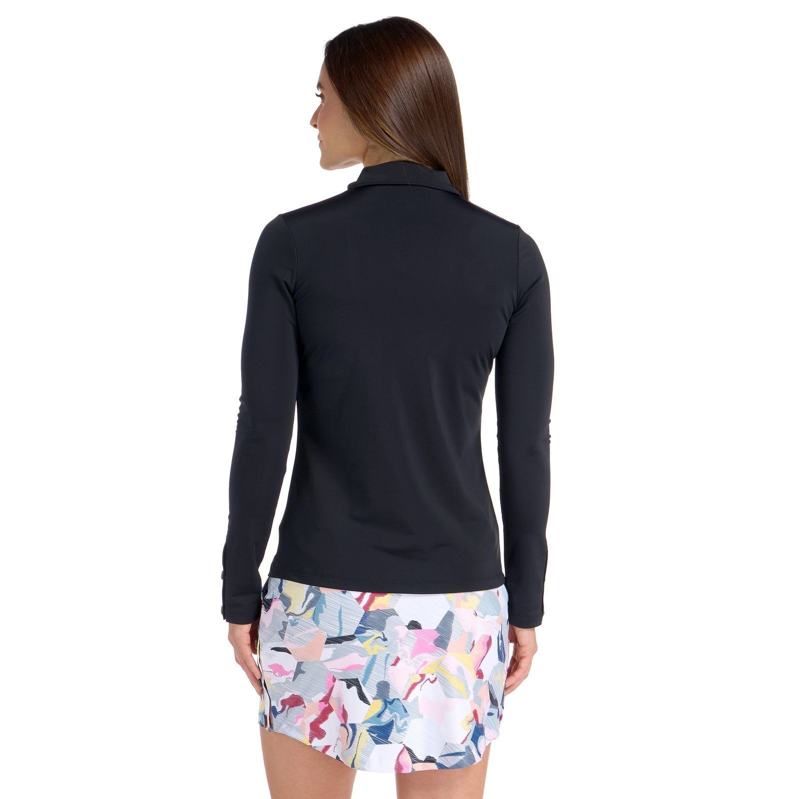 Clara Long Sleeve Black Top - SwingDish Women&