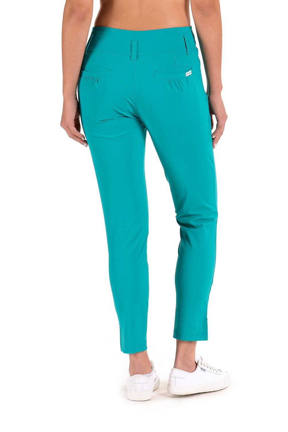 Linda Teal Slim Pant - SwingDish Women&