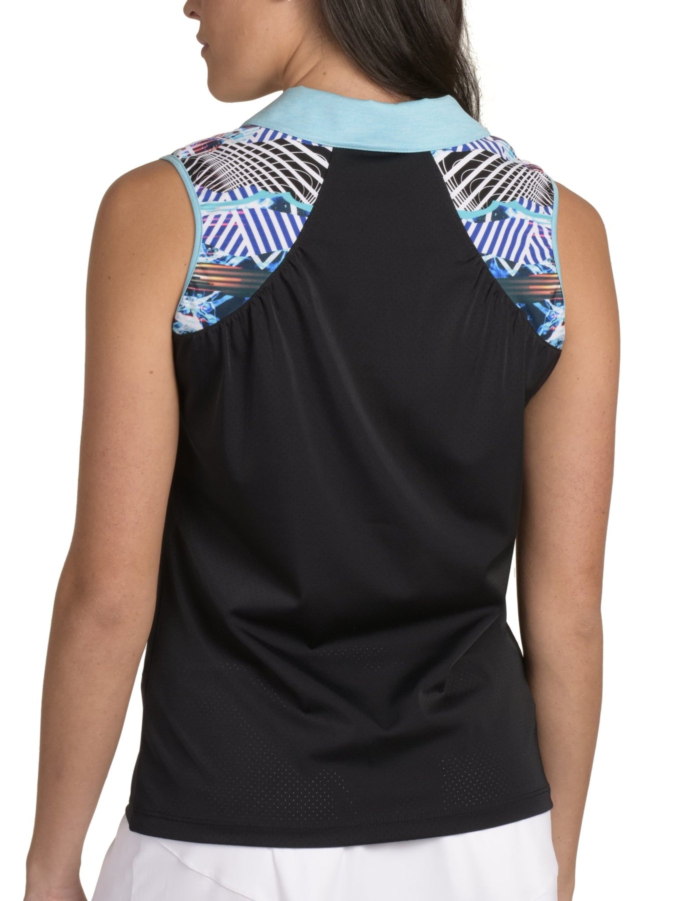 Woman Wearing SwingDish Savannah Black/Print - FINAL SALE Product View 2