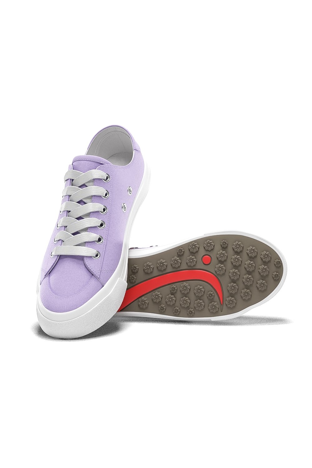 Spikeless Lilac Canvas Traveler Shoe - SwingDish Women&